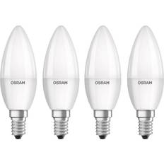 E14 Lampes LED Osram 4 bougies LED E14 Base rétro 4,9W, 4 000 K