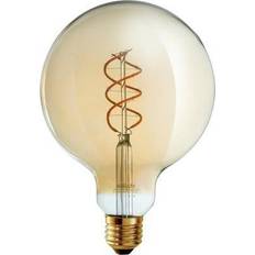 Globlampa 125mm Airam Globlampa LED E27 4,9W 400lm 2200K G125 filament dimbar amber