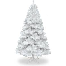 SnowTime Colorado Pine White Christmas Tree 213.4cm