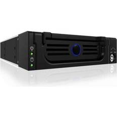 3,5 tommer - USB Eksterne kabinetter RaidSonic Technology ICY BOX IB-138SK-B-II Lagrings mobil rack 3.5 sort