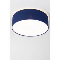 Glow Xavier Navy Ceiling Flush Light