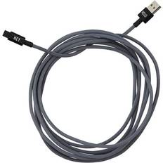 Design Letters 3m Extra Long Cable iPhone Dusty Grey