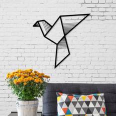 Black Wall Decor Decortie METAL WALL ART NO.14 FLY Wall Decor