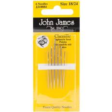 John James Broderinål m/spids 18/24 6stk