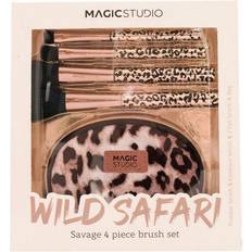 Makeup pensler sæt Magic Studio Sæt med Makeup Børster Wild Safari Savage (5 Dele)