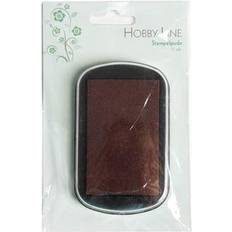 Brun Poststempler, Stempelpuder & Frimærker Hobby Line "Stempelpude 100x62x15 pigment brun"