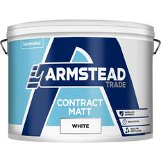 Armstead Trade Contract Matt Wall Paint White 10L