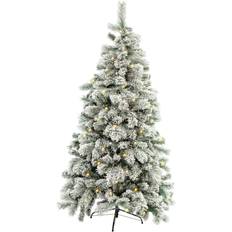 The Christmas Workshop Pre-Lit Deluxe Snowy Wild Canadian Árbol de Navidad 182.9cm