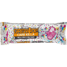 Proteinbar m. hvid chokolade drys