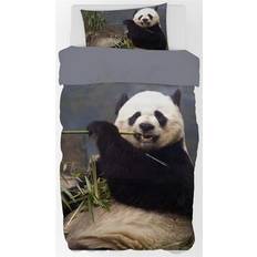 210.0 cm Sengesæt Børneværelse Licens Panda sengetøj - 150x210 - Stor sød panda bjørn
