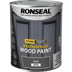 Ronseal 10 Year Weatherproof Wood Paint Grey 0.75L