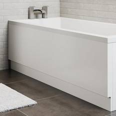 Essentials Modern Acrylic Side Bath Panel Gloss White