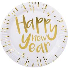 Assiettes Happy New Year x6