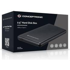 Carcasas Externas Conceptronic Caja Externa Hdd 2.5" Usb-c 3.1 Negra