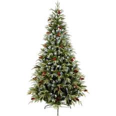 Premier Decorations 6ft Frosted Spruce Christmas Tree -Green Christmas Tree