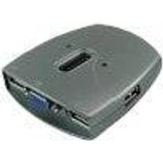 Switchs KVM Sedna Advanced Electronics SE-KVM-USB-22 Commutateur écran-clavier-souris/audio 2 x KVM audio 1 utilisateur local de bureau