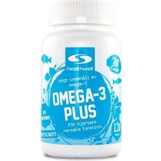 Omega 3 plus Healthwell Omega-3 Plus, 120 kapsler