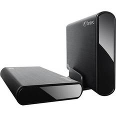 Externe Lagergestelle Fantec FANTECDB-ALU31 ALUMINIUM CASE (3.5" Festplattengehäuse, Schwarz