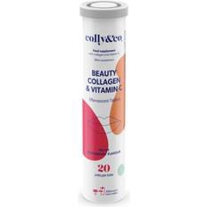 Colly & Co Collagen + Vitamin C tabs Strawberry 20 stk