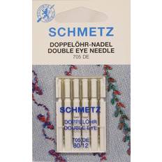 Nadeln Schmetz Doppelöhr-Nadel 5er Pack Stärke 80