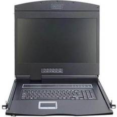 KVM-Switches Digitus 19 Inch LCD KVM Konsole 8-Port CAT 5