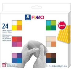 Bästa Polymerlera Fimo soft 25 g 24 färger