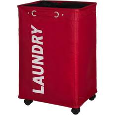 Rouge Paniers à linge Wenko Quadro Laundry Bin