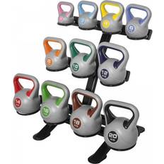 Rack stativ Gorilla Sports Kettlebell Fitness 113kg ink Stativ Pakke Rack 113 kg