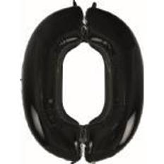 Godan GoDan CYFRA 0 foil balloon, B&C, black 92 cm