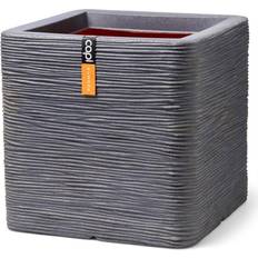 VidaXL Pots vidaXL Planter square Rib NL 30x30x30 dark