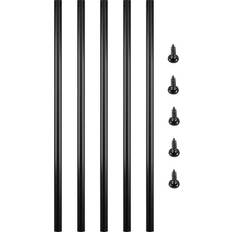 Barajas VEVOR Deck Balusters, 101 Pack Metal Deck Spindles, 26"x0.75" Staircase Baluster with Screws, Aluminum Alloy Deck Railing for Wood and Composite Deck