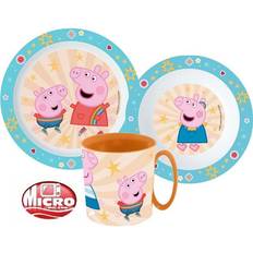 Oui Vaisselle pour bébé Assiette Ensemble repas pour enfant Peppa Pig Livré en vrac sans BPA