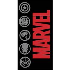 Multikleur Babyhanddoeken Marvel Katoenen strandlaken voor kinderen Avengers Noir