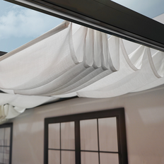 Palram Bianco, Grigio Tenda Da Tetto Per La Pergola Stockholm 3.4x5.2 m