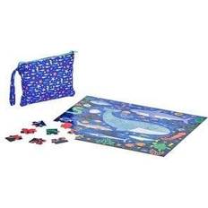 Petit Collage Double Sided On-The-Go Under The Sea tosidet Puslespil