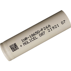 Li ion 18650 MoliCel Molicel INR18650-P26A Batteri 3.6V 2600mAh Li-ion 35A