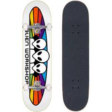 Komplet Skateboard Spectrum (Hvid/Rød/Gul) Hvid/Rød/Gul 8"