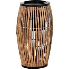 Dkd Home Decor Planter Natural Black Metal Rattan 31