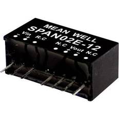 Ukategoriseret Mean Well SPAN02B-05, 18 36 V, 2 W, 5 V, 0,4 A, RoHS, 2576 pk