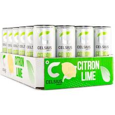 Celsius 24 pack Celsius Lemon Lime kolsyrad, 24-pack