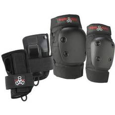 Triple 8 Eight Junior Derby 3-pack Protective Gear Sort/Rød Junior