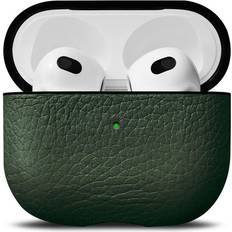 Airpods gen 3 Woolnut AirPods (3. gen. Ægte Læder Case Grøn