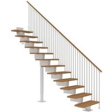 Trapper Dolle Dubai Ligeløb Hvid 9016-CLASSIC IIII 204-252 cm