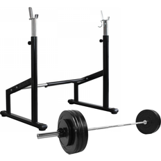 Barres de barbell ODIN Pro Squat Rack Balances & Barre De Musculation (100kg)