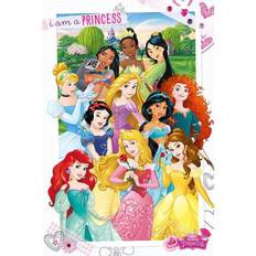 Frost Malerier & Plakater Børneværelse Disney I am a Princess Poster 61 x 91