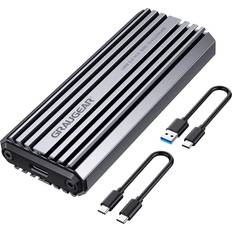 Externe Lagergestelle Graugear externes Gehäuse M.2NVMe SSD PCIe3.0 10Gbit detailhandel