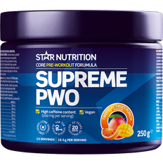 Billiga Pre Workout Star Nutrition Supreme PWO 250 g, Variationer Tropical