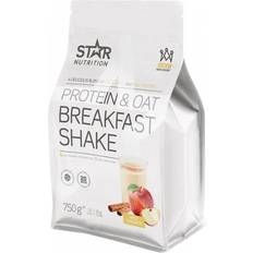 Vitaminer & Kosttilskudd Star Nutrition Protein & Oat Breakfast Shake, 750 g, Variationer Apple/Cinnamon