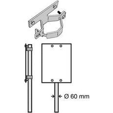 Stängselstolpar STOLPFÄSTE FÖR PLANA SKYLTAR Beijerbygg