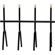 Sort Adventslysestager Konstsmide Elljusstake metall Adventslysestage